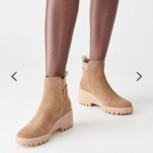 Huey H20 Bootie in Mushroom Suede